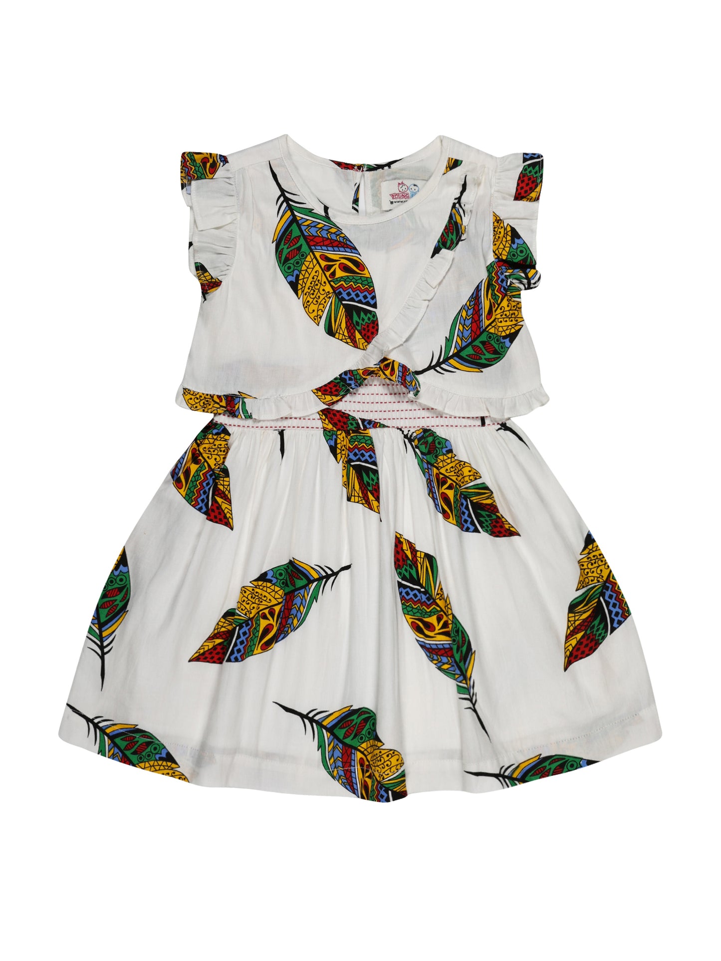 Young Birds Front Flounce Dress