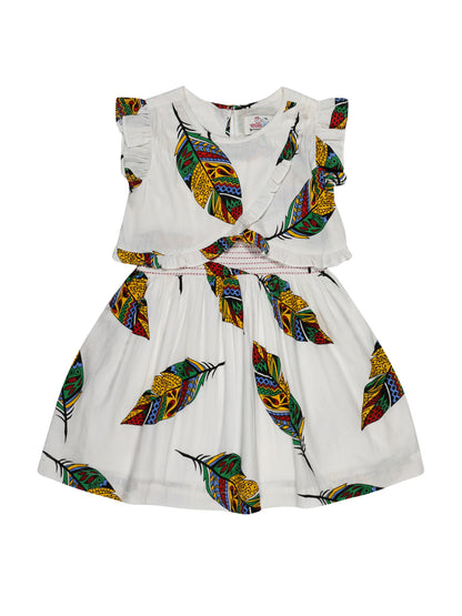 Young Birds Front Flounce Dress