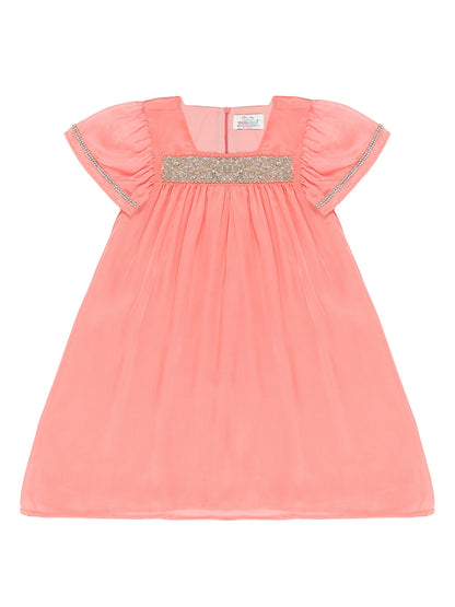 YoungBirds Girls Bead Work Dress