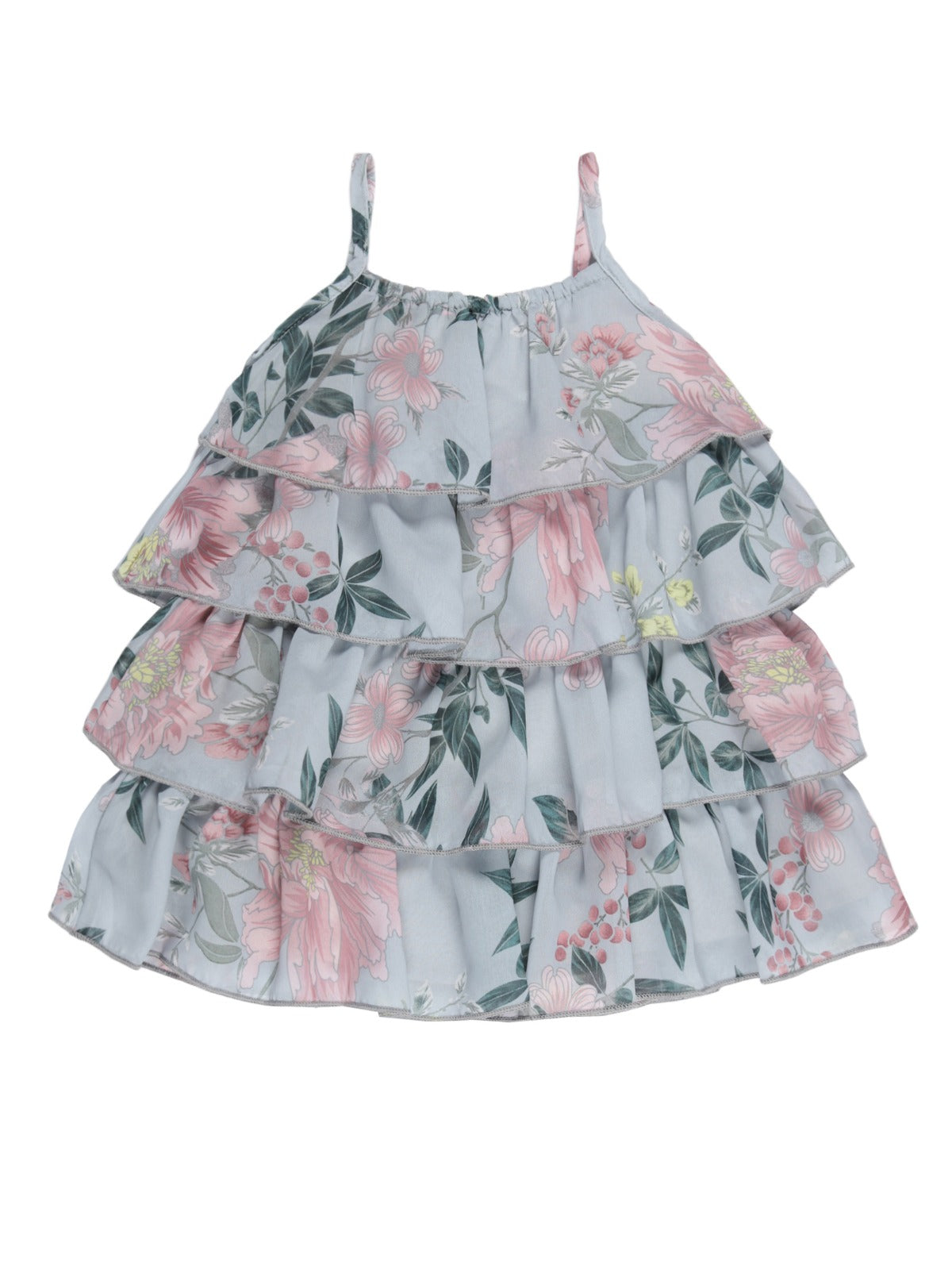 Young Birds Chiffon Layer Dress