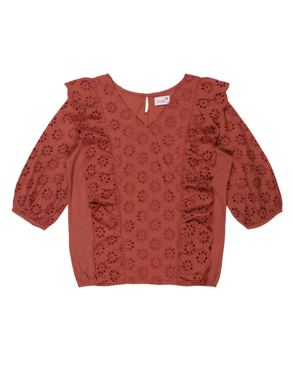 Youngly Ruffle PullOver Blouse