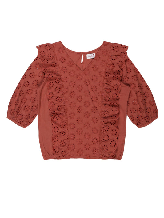 Youngly Ruffle PullOver Blouse