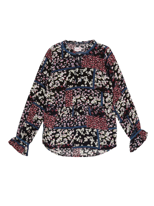 Youngly Floral Print Peplum Top