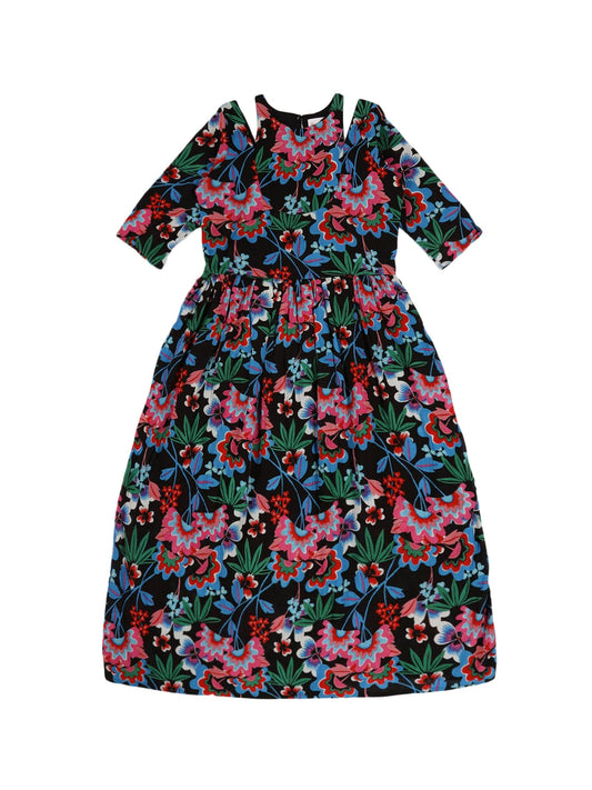 Youngly Cold Shoulder Long Dress