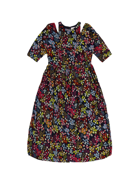Youngly Cold Shoulder Long Dress