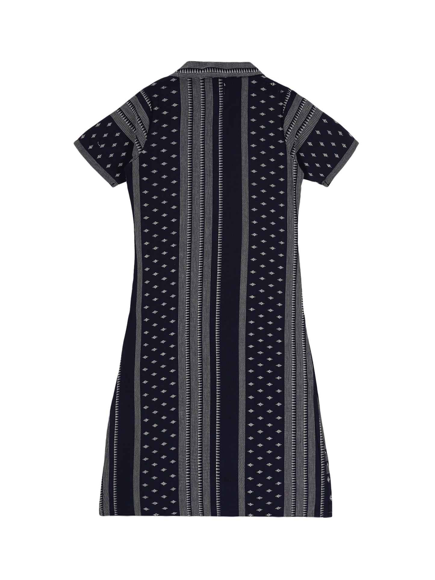Youngly Notched Collar Kurti