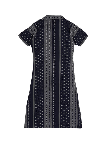 Youngly Notched Collar Kurti
