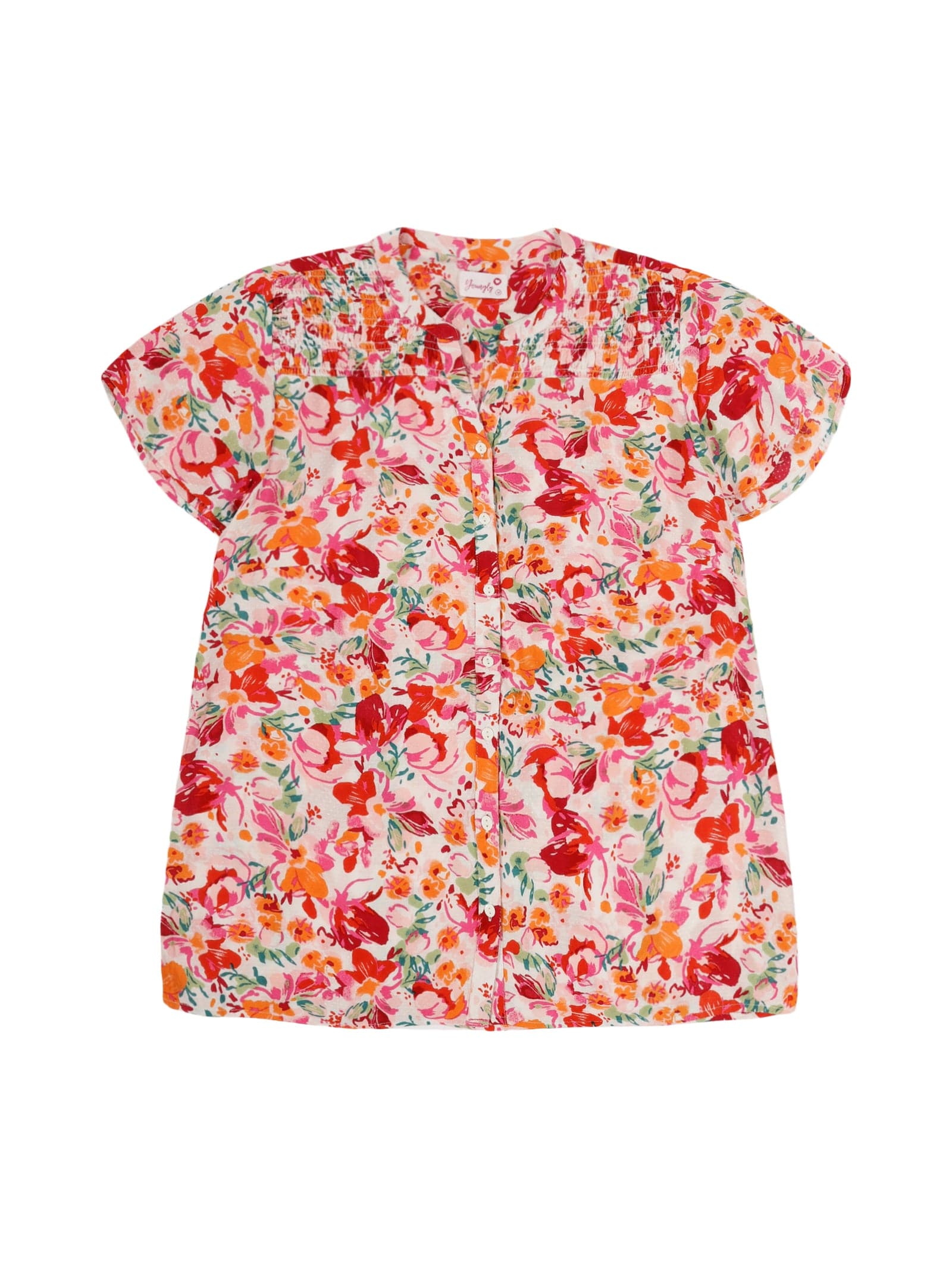 Youngly Dobby Printed Top