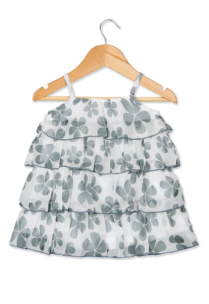 Young Birds Chiffon Layer Dress
