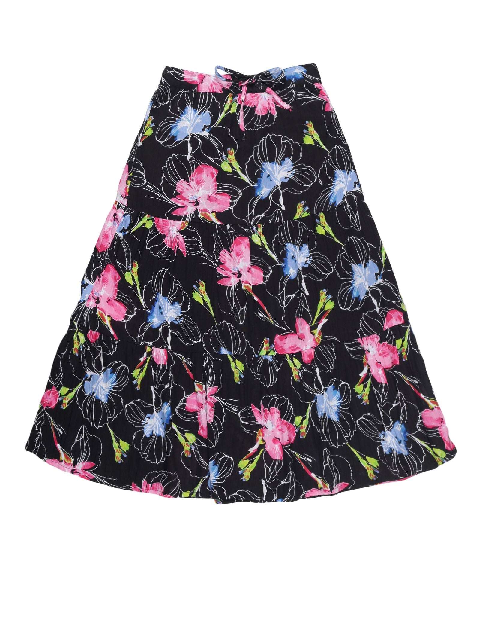 Youngly Crinkle Cotton Skirt