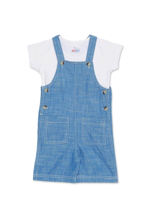 Young Birds Printed Jumpsuit with Knit Top