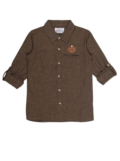 Young Birds Slash Pocket Full Sleeve Shirt