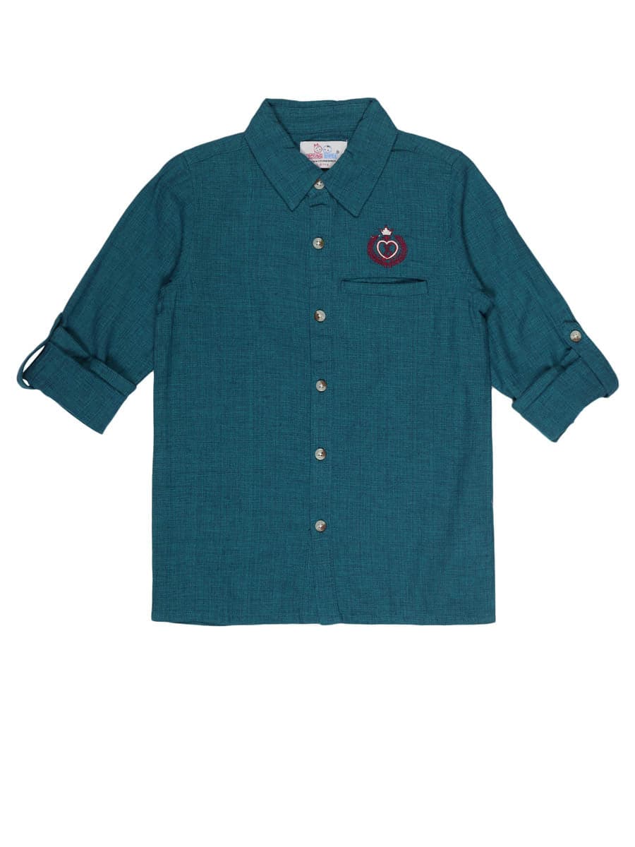 Young Birds Slash Pocket Full Sleeve Shirt