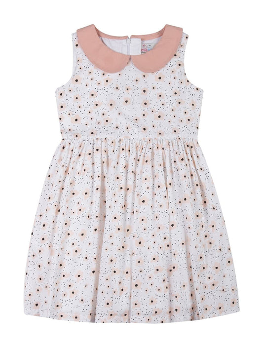 Young Birds Peter Pan Collar Fit & Flare Dress