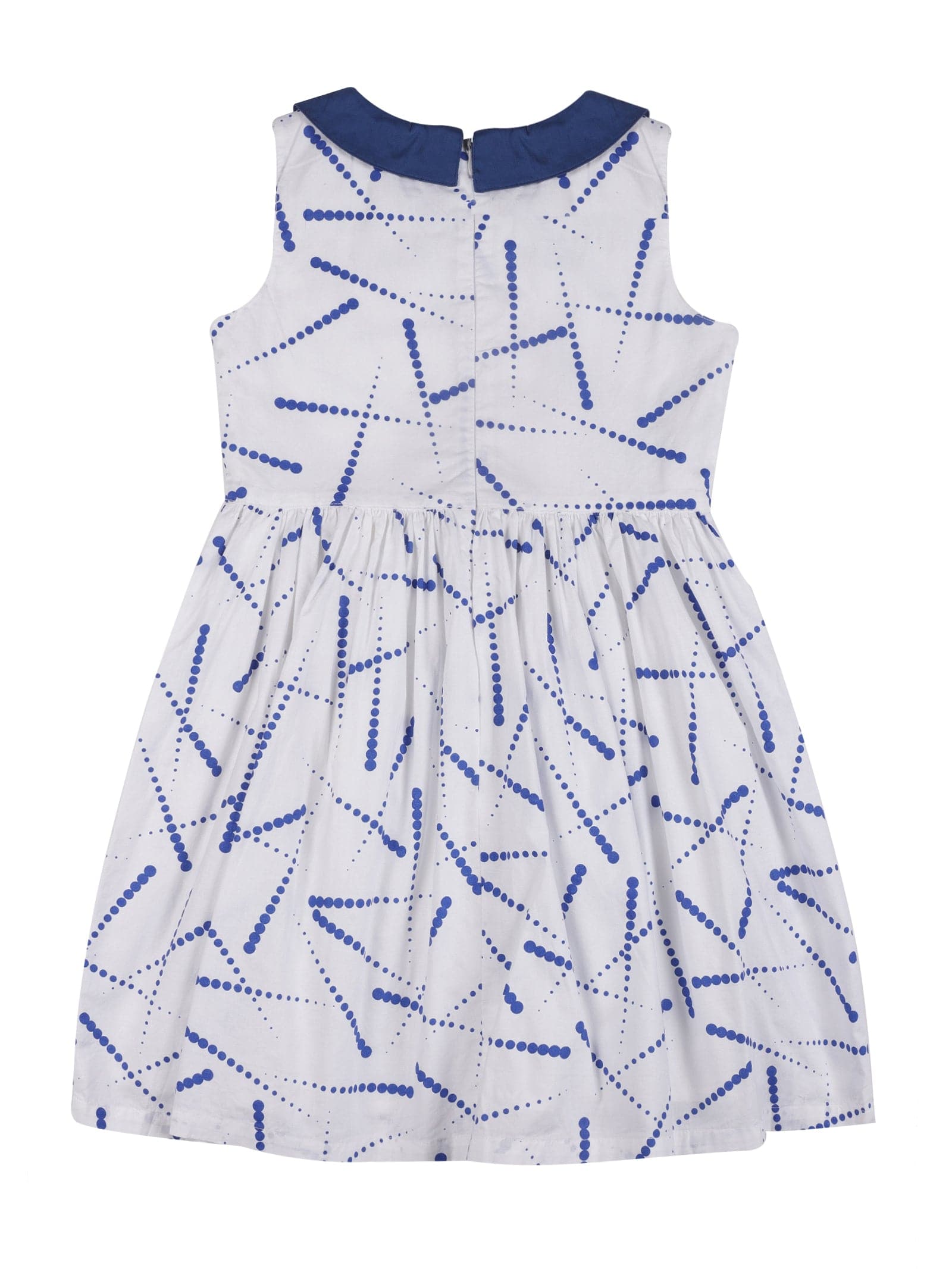 Young Birds Peter Pan Collar Fit & Flare Dress