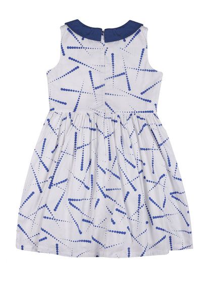 Young Birds Peter Pan Collar Fit & Flare Dress