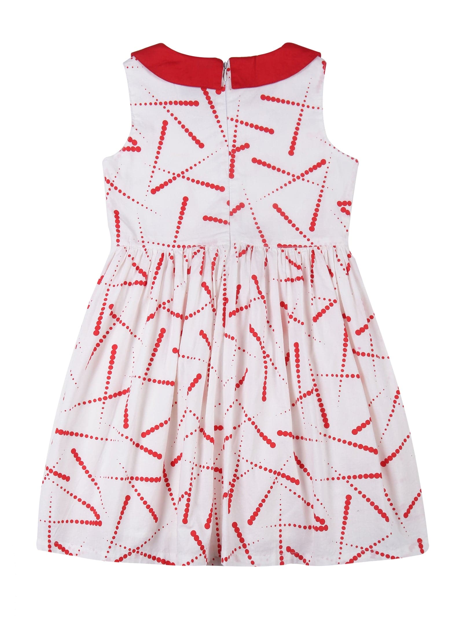Young Birds Peter Pan Collar Fit & Flare Dress
