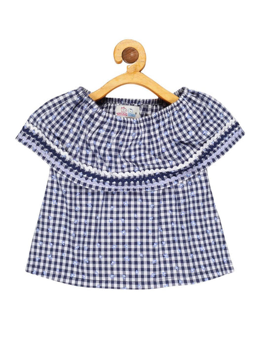 Young Birds Shoulder Flounce Top