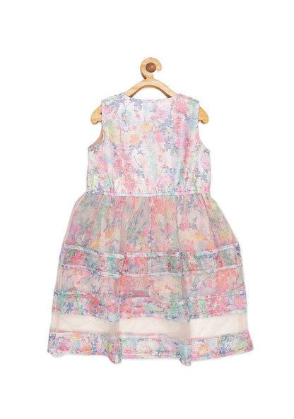 Young Birds Rachet with Mesh Dress