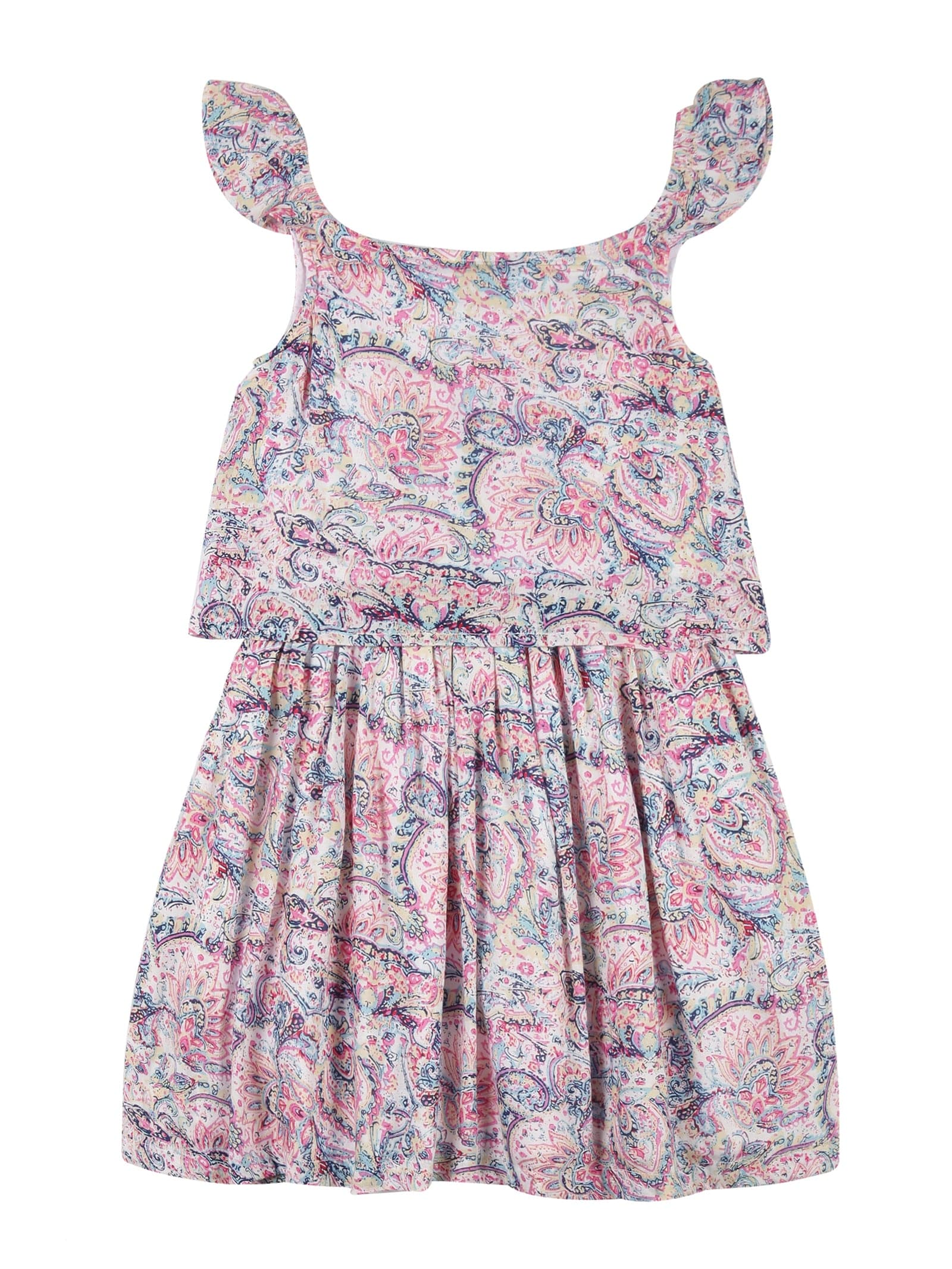 Young Birds Printed Layered Dress