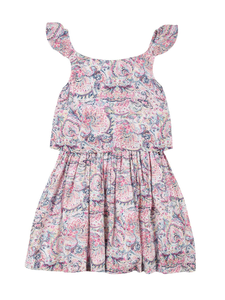 Young Birds Printed Layered Dress