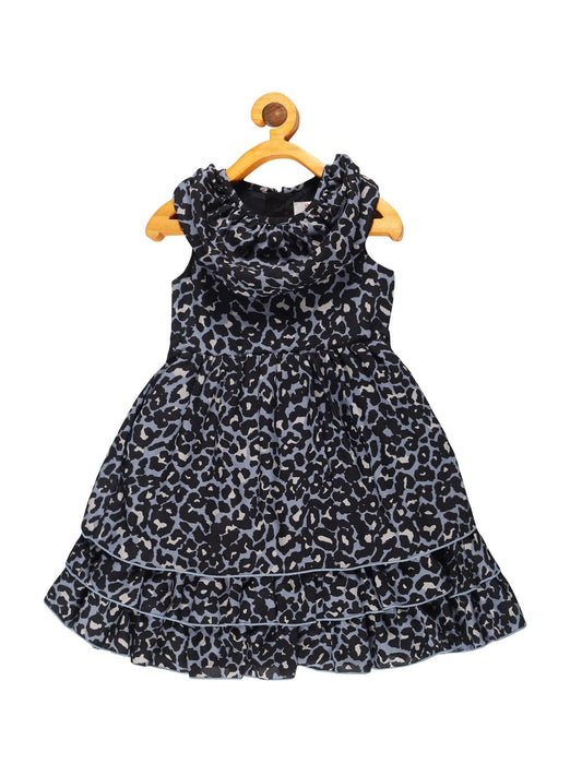 Young Birds Shawl Collar Dress