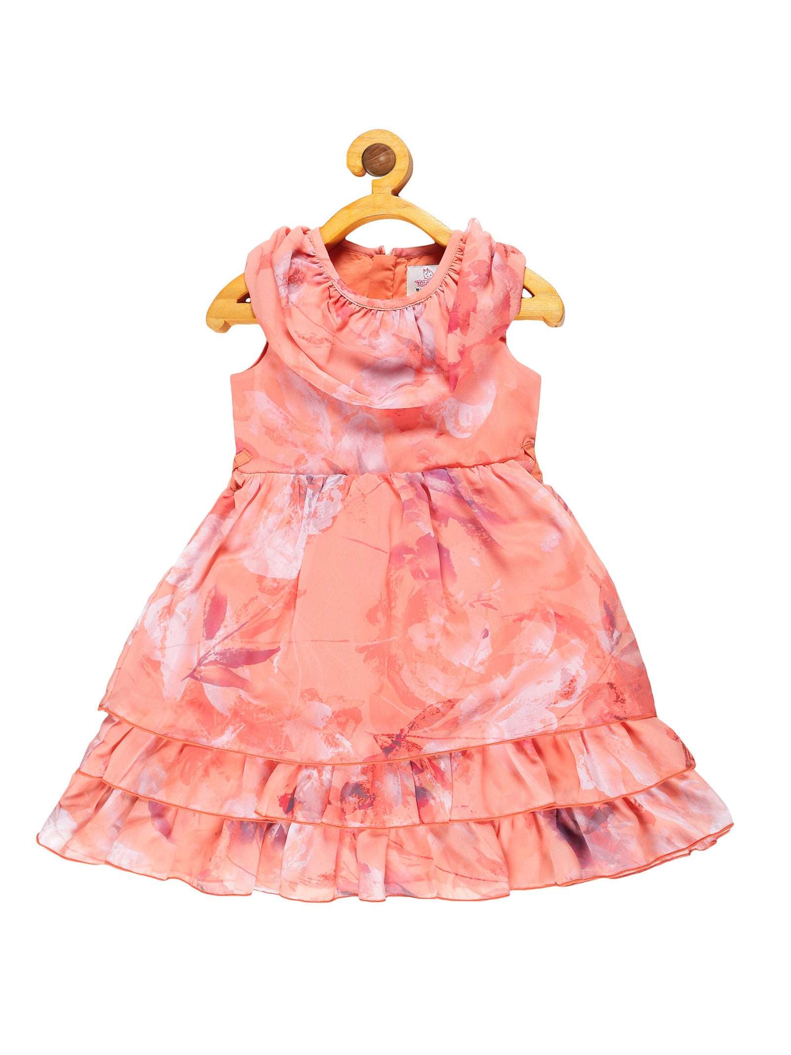 Young Birds Shawl Collar Dress