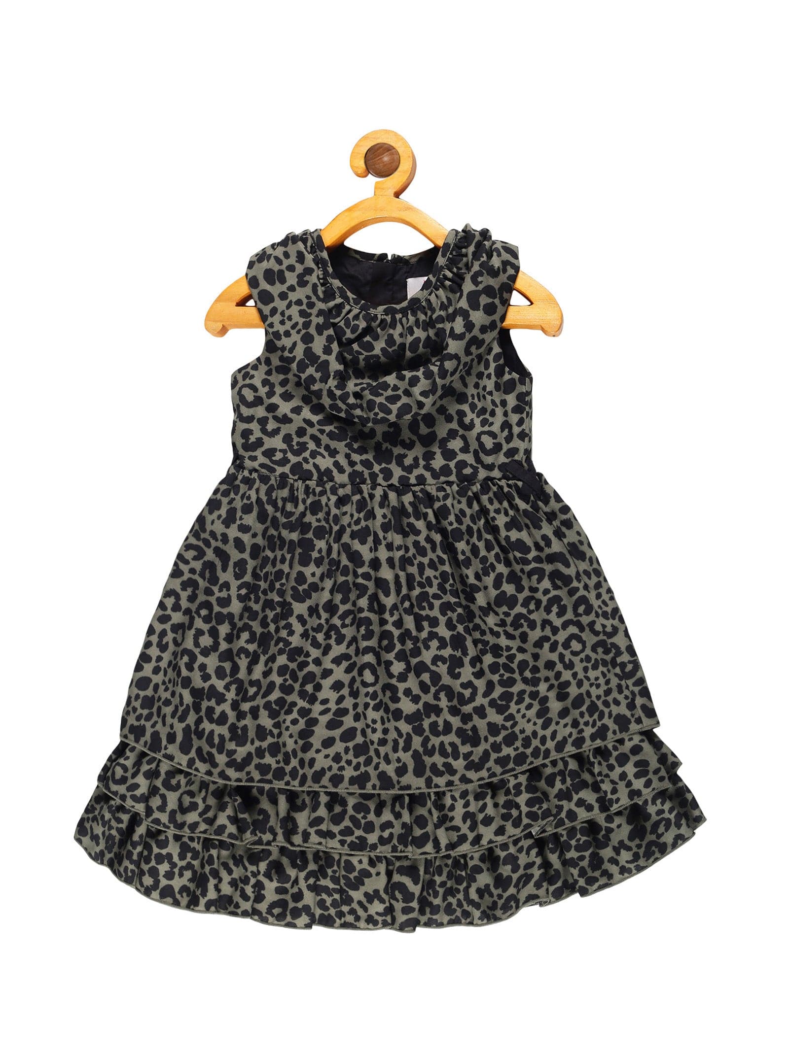 Young Birds Shawl Collar Dress