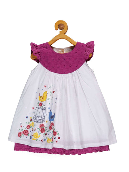 Young Birds Love Birds Lace Dress