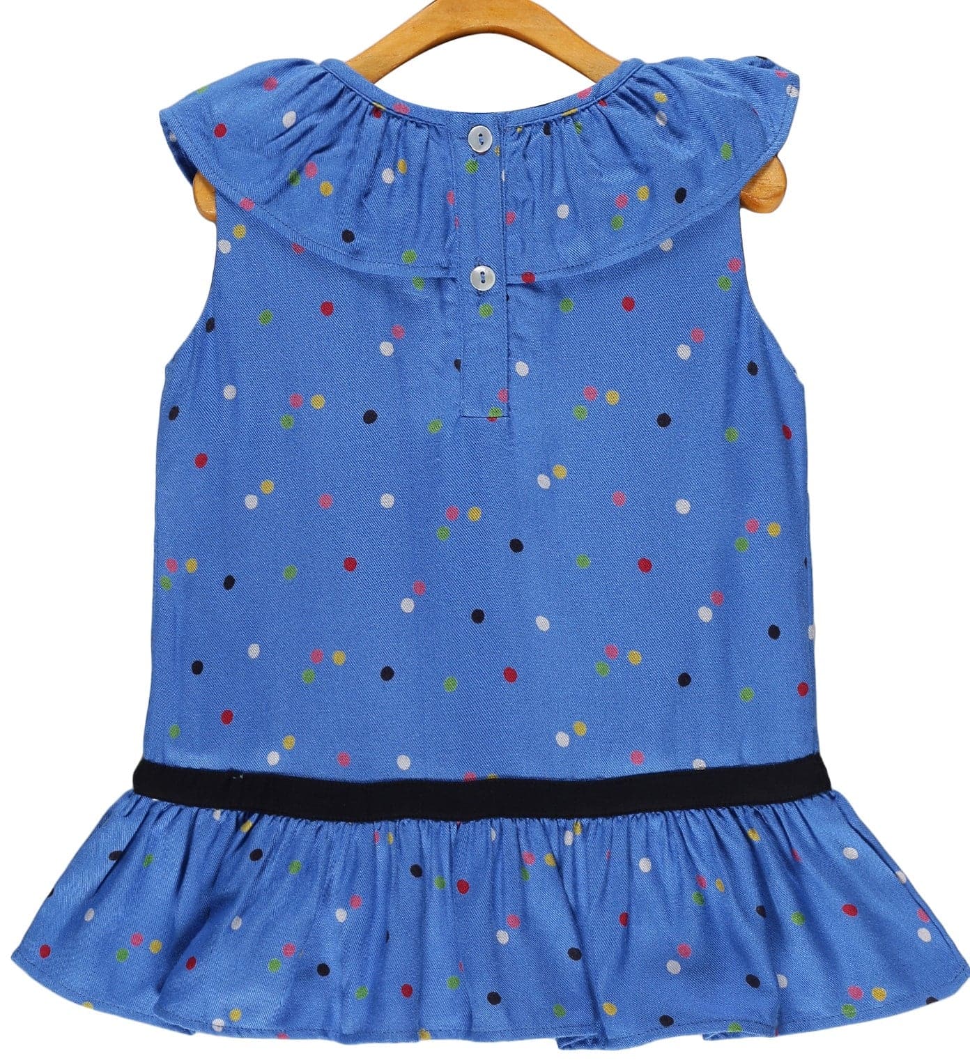 Young Birds Ruffle Neck Top