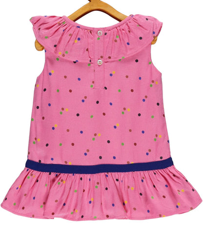 Young Birds Ruffle Neck Top
