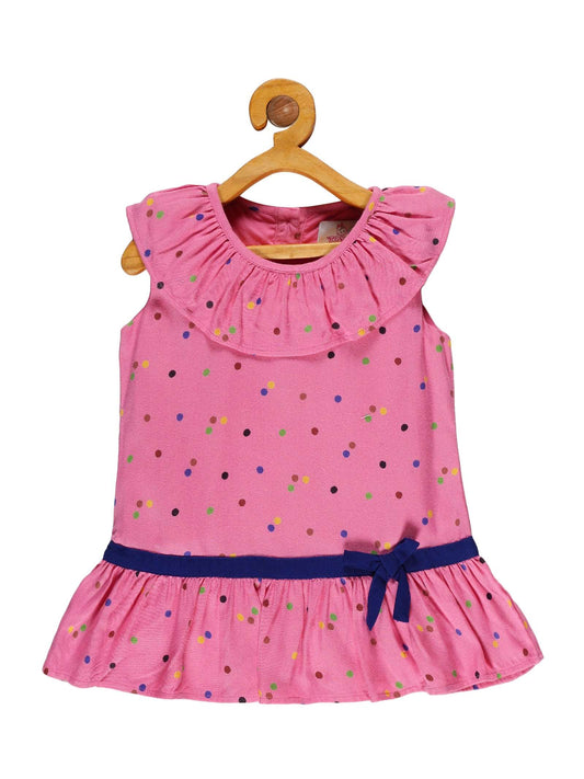 Young Birds Ruffle Neck Top
