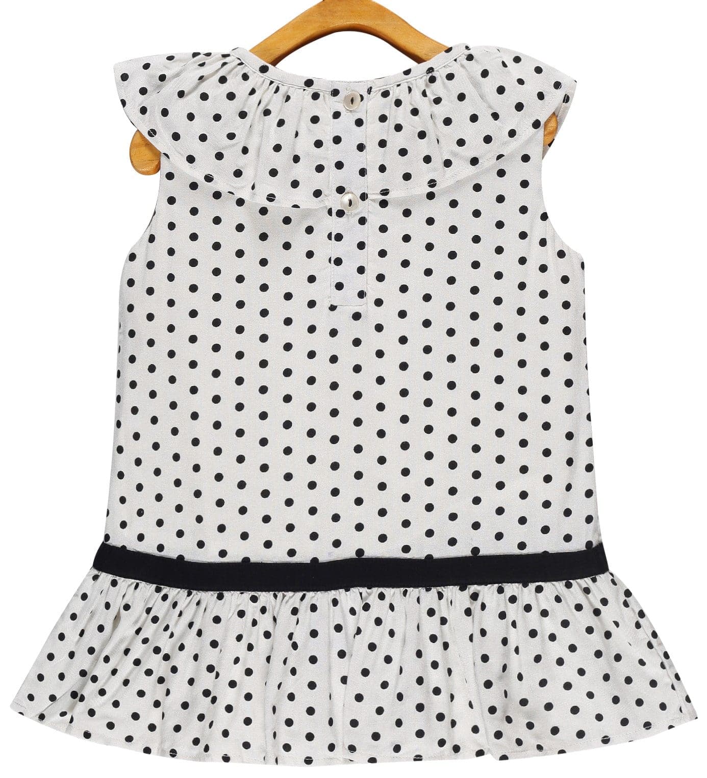 Young Birds Ruffle Neck Top