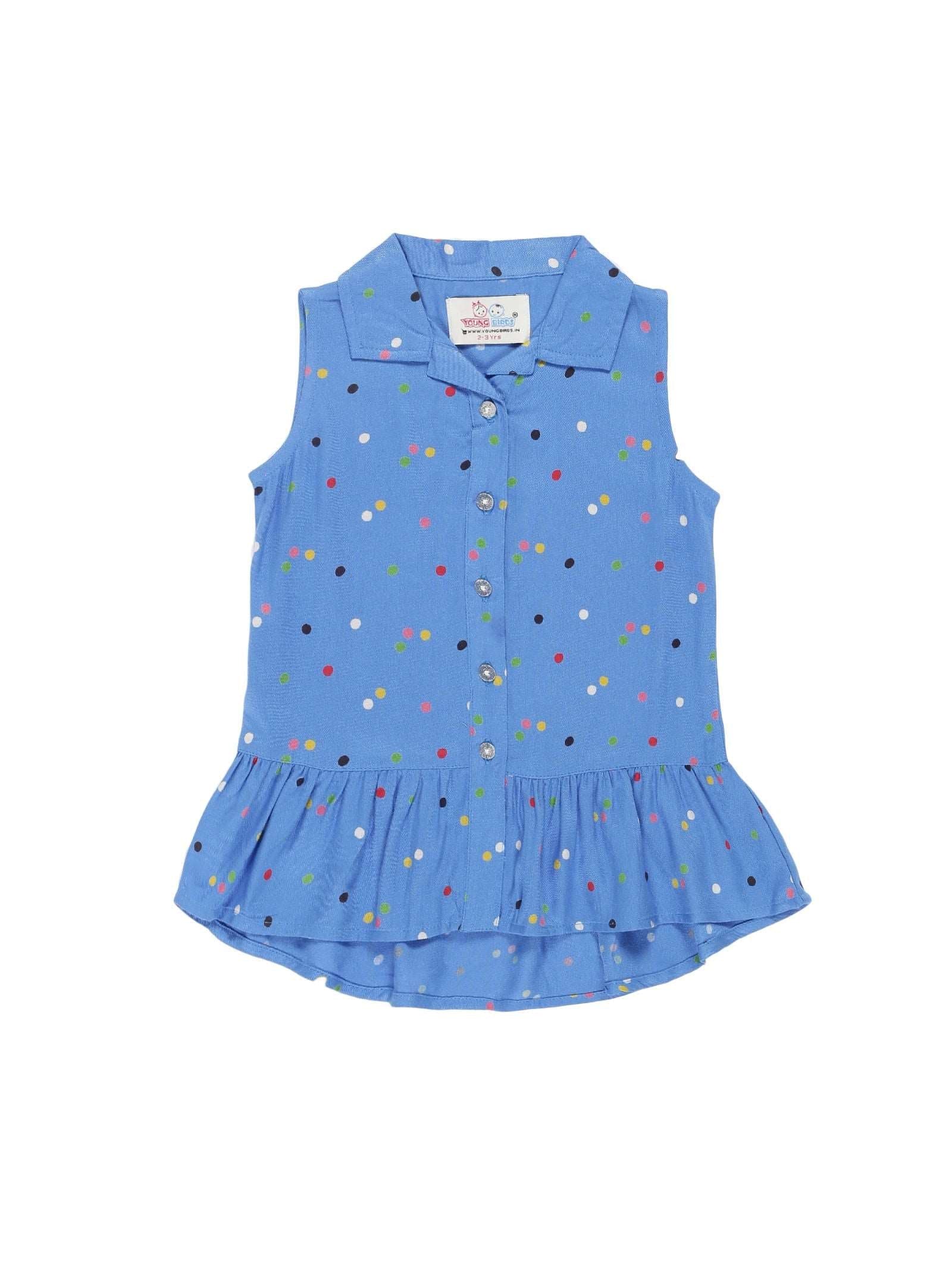 YoungBirds Multi Dot Print Top
