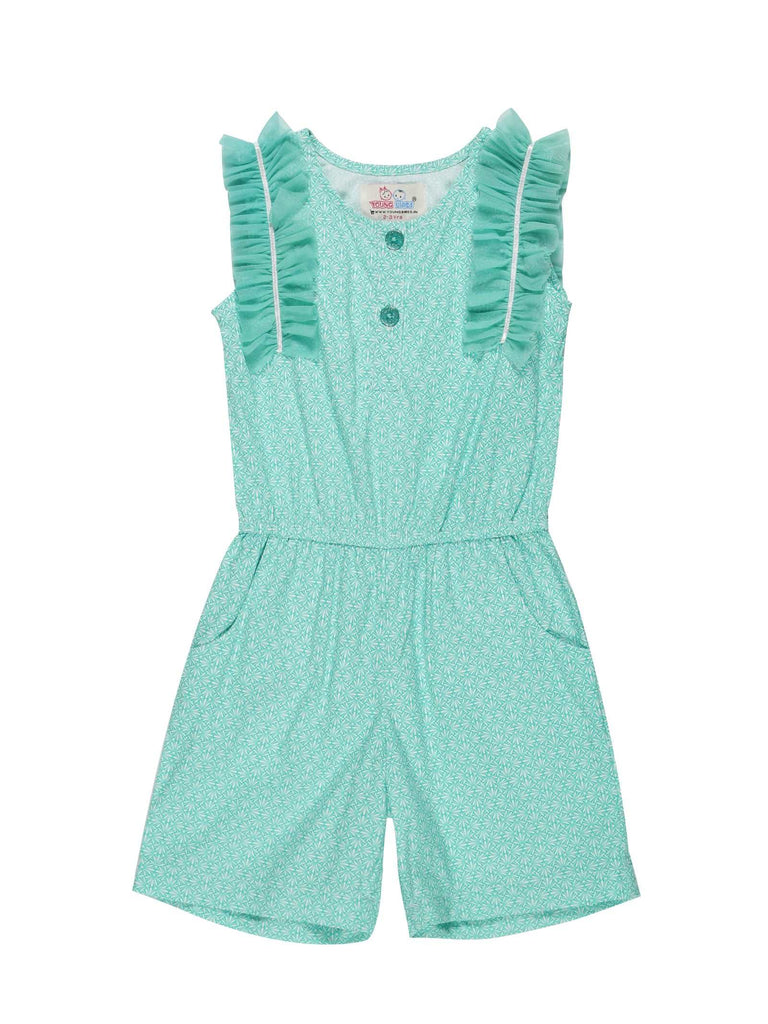 YoungBirds Mesh Frill Playsuit