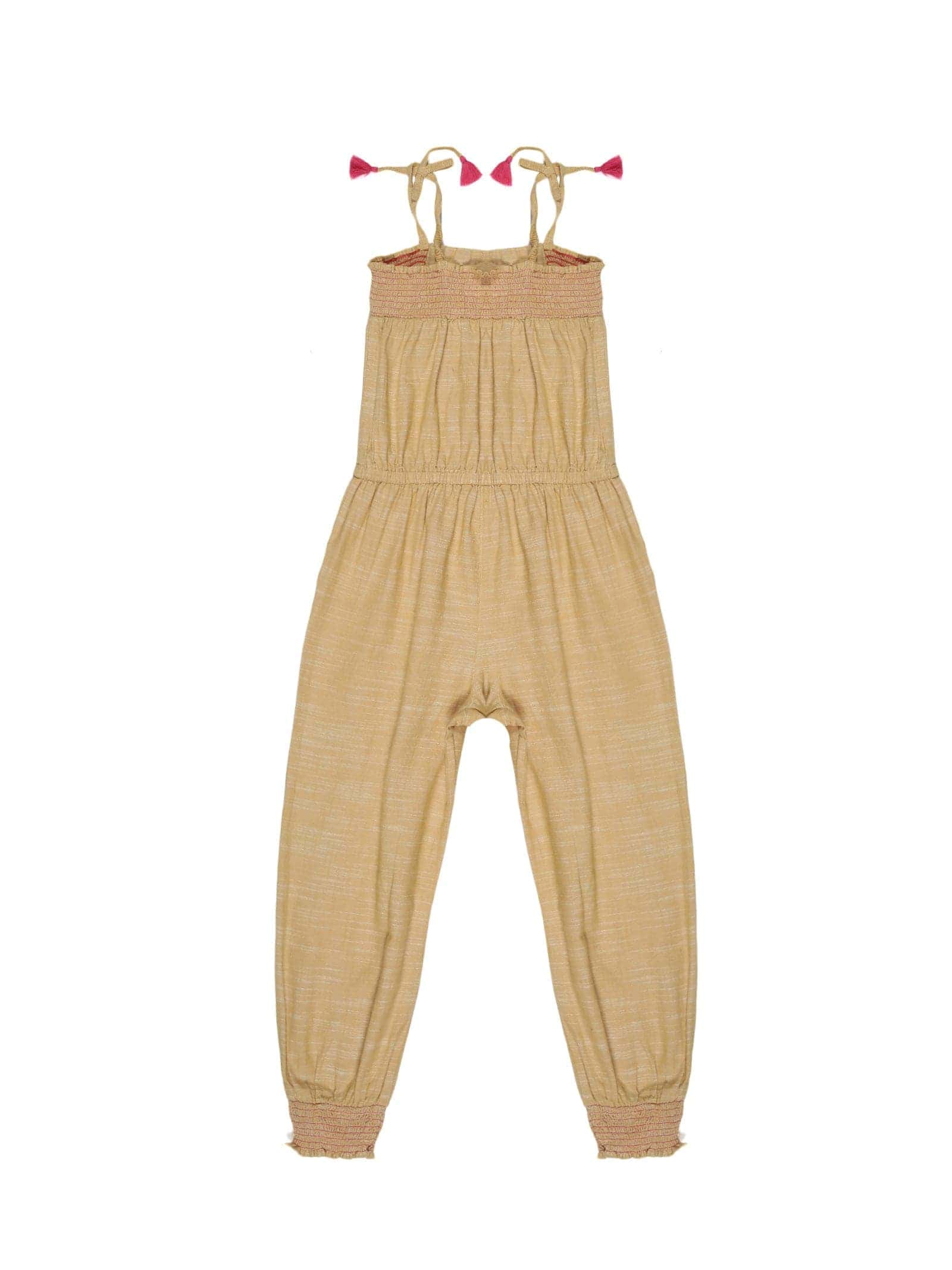 Young Birds Girls Chambray Jumpsuit