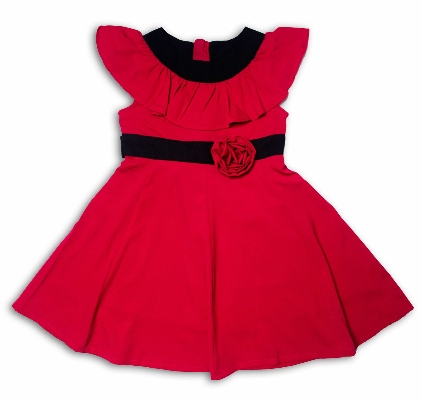 Young Birds Round Yoke Collar Dress