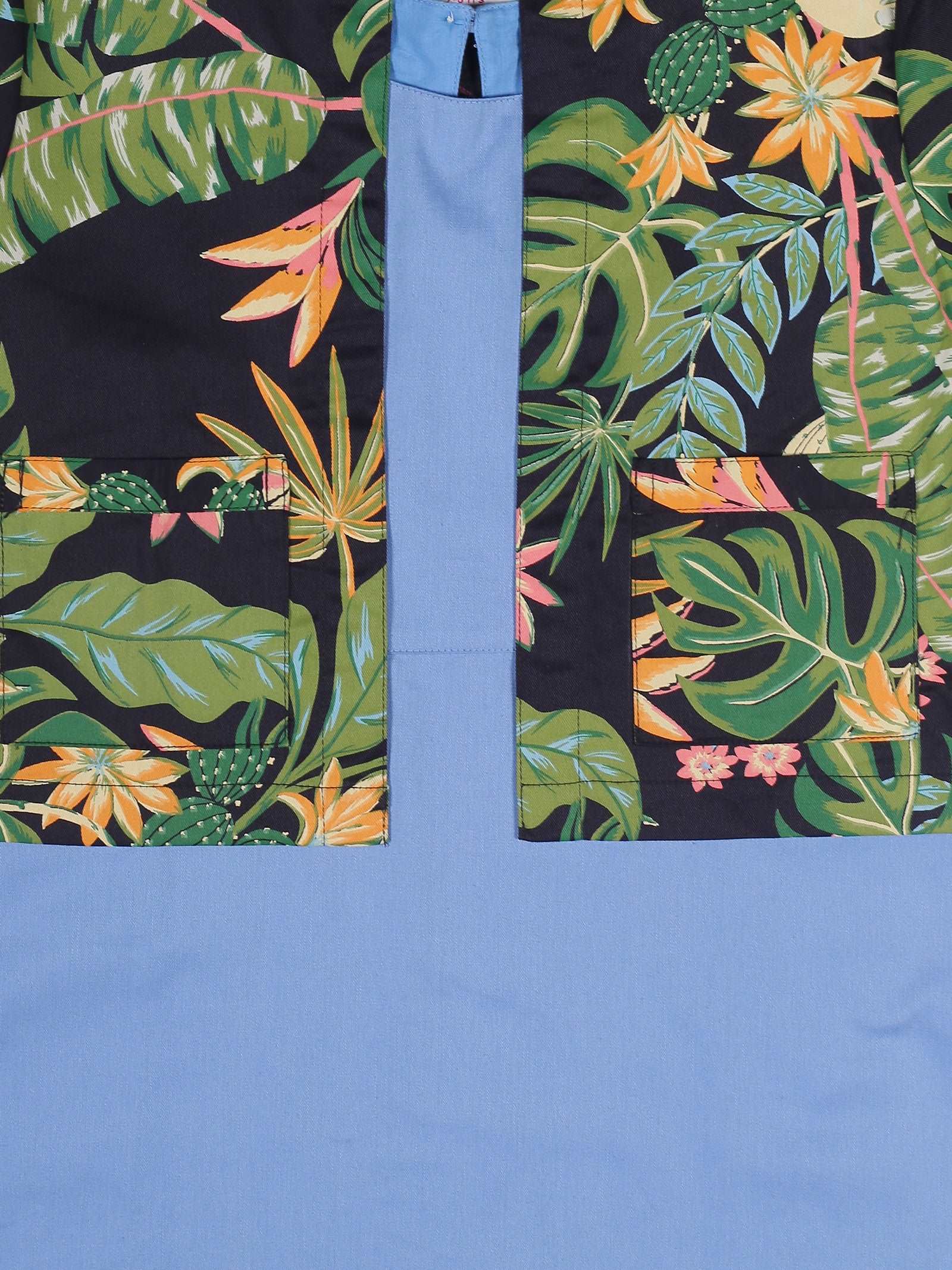 Young Birds Tropical Print Jacket Set