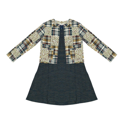 Young Birds Patch Work Jacket Set