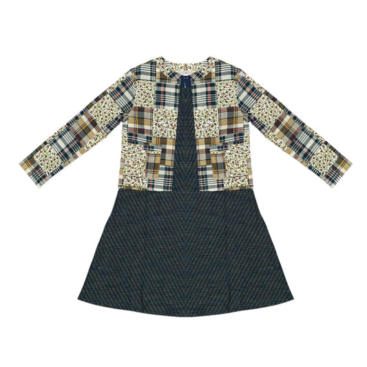 Young Birds Patch Work Jacket Set