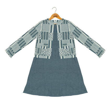 Young Birds Patch Work Jacket Set