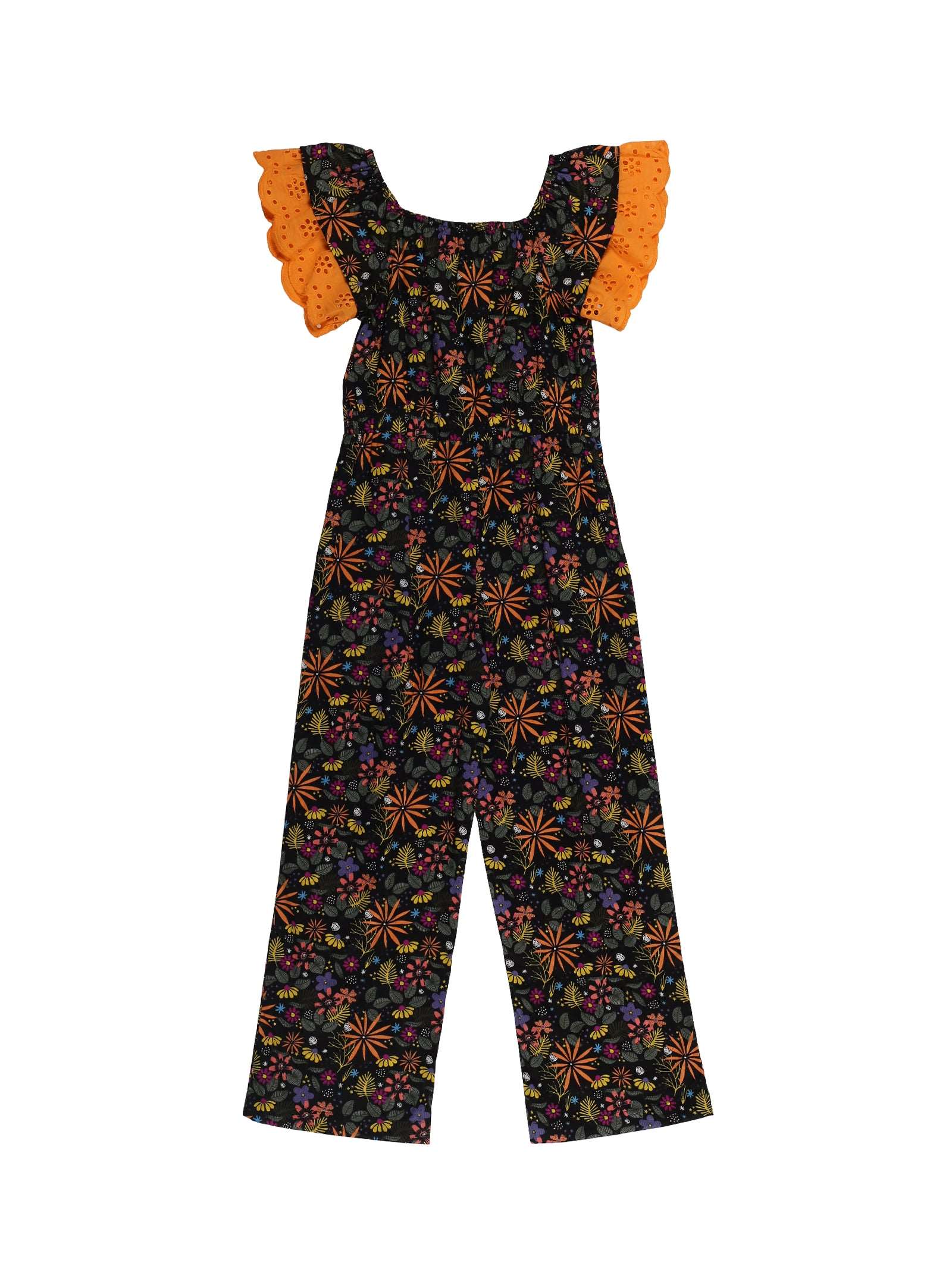 Young Birds Ruffle Sleeve Dungaree