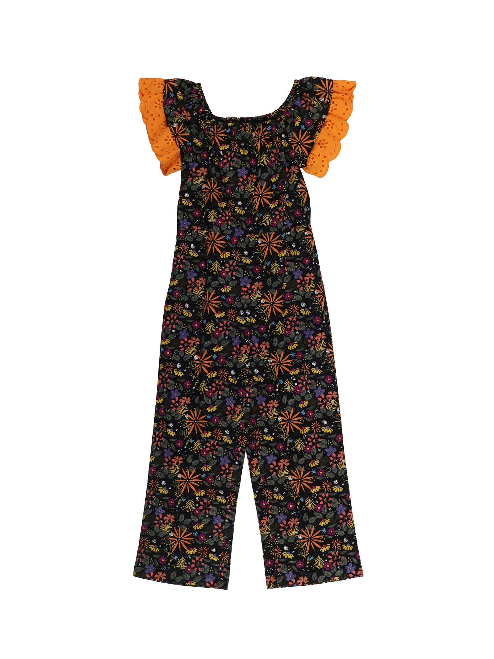 Young Birds Ruffle Sleeve Dungaree