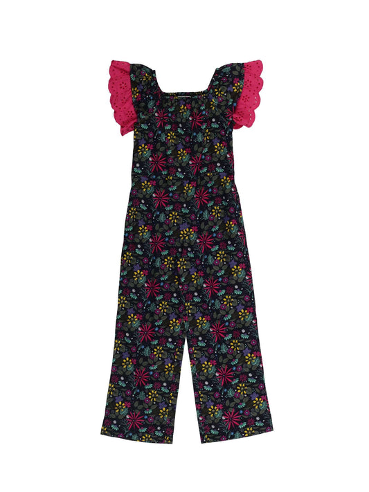 Young Birds Ruffle Sleeve Dungaree