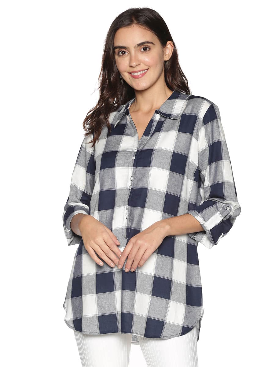 Youngly Ladies Checked Shirt