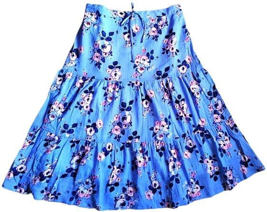 Youngly Crinkle Cotton Skirt
