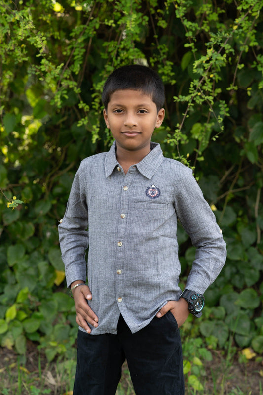 Young Birds Slash Pocket Full Sleeve Shirt