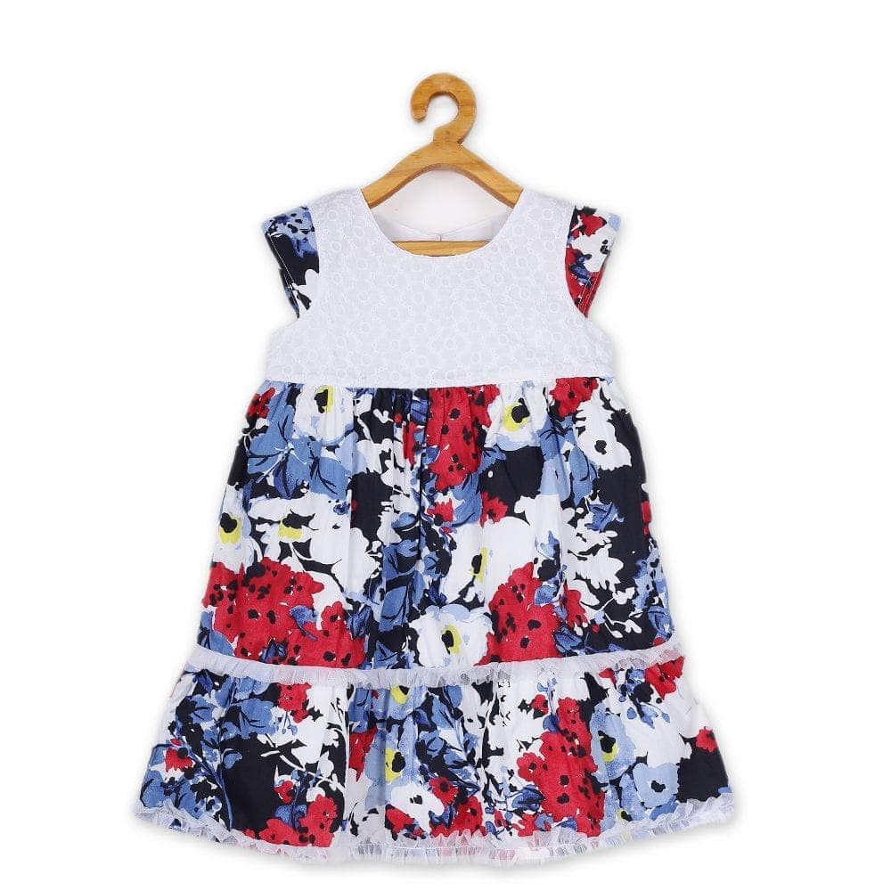 Young Birds A Line Printed Dress