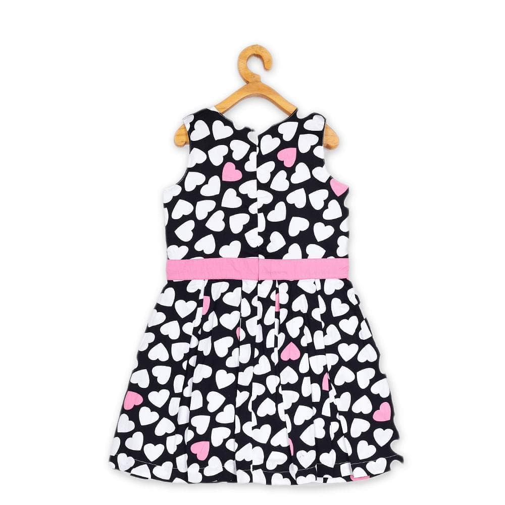 Young Birds AOP Heart Print Dress