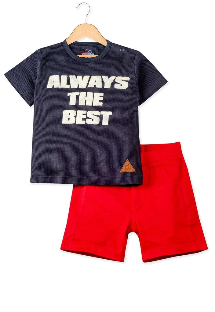 Young Birds Always The Best 2Pcs Baby Suit